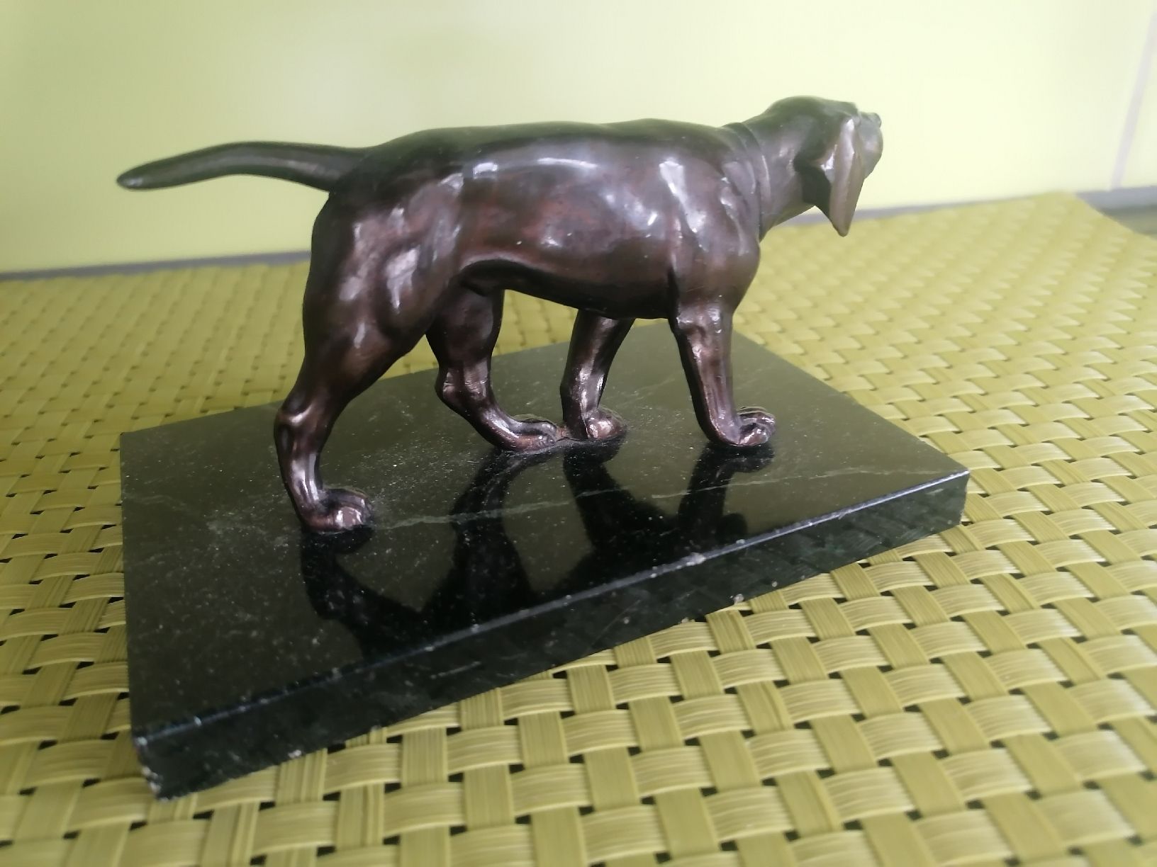 Sculture & Statue: Skulptur Metall  Bronce Legierung Jagdhund. – Usato da Biberist venduto da troedlerheinz 3