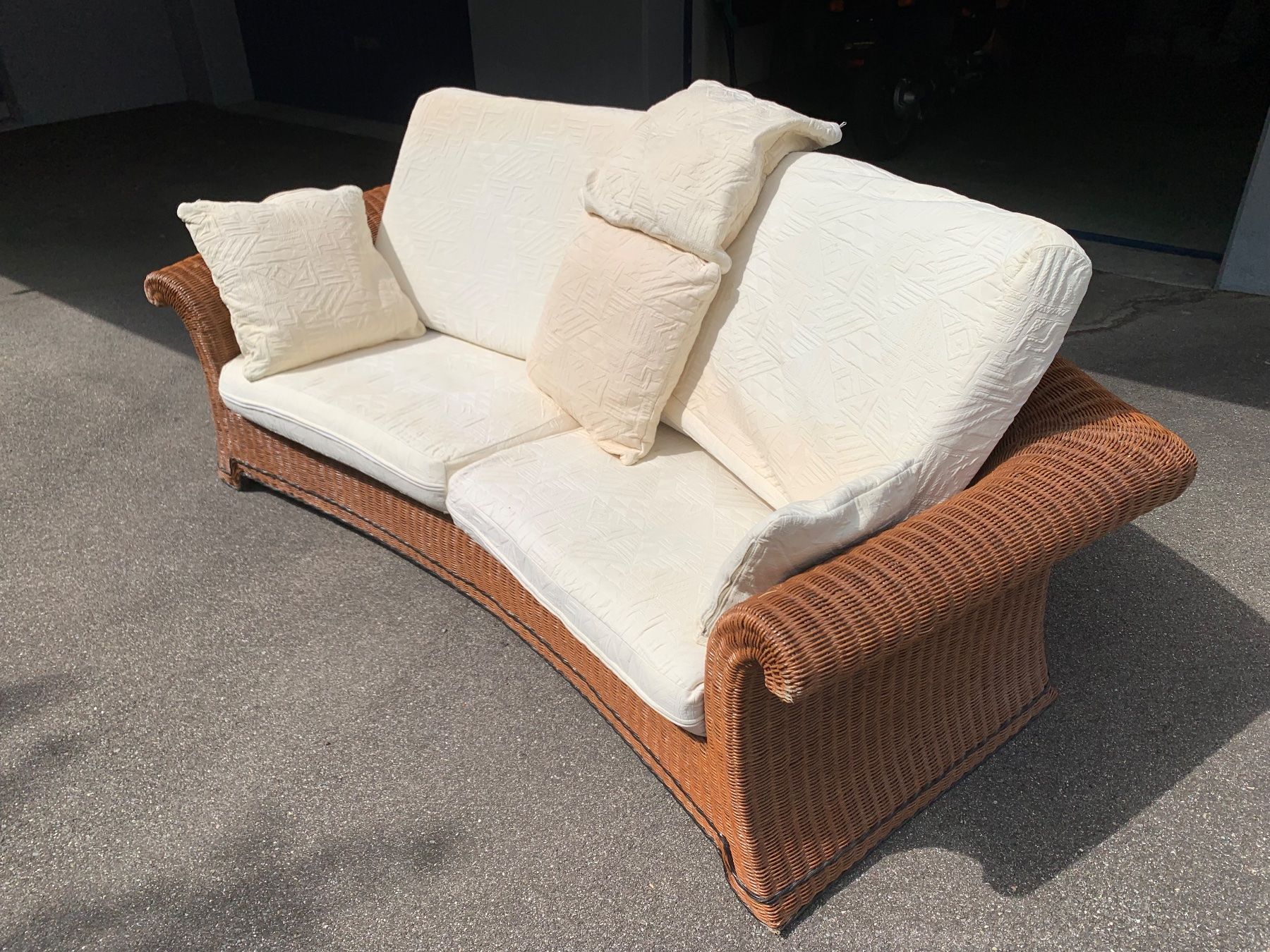 Sofas: Rattan Lounge Sofas x 2 – D'occasion à Brütten par jas90q 2