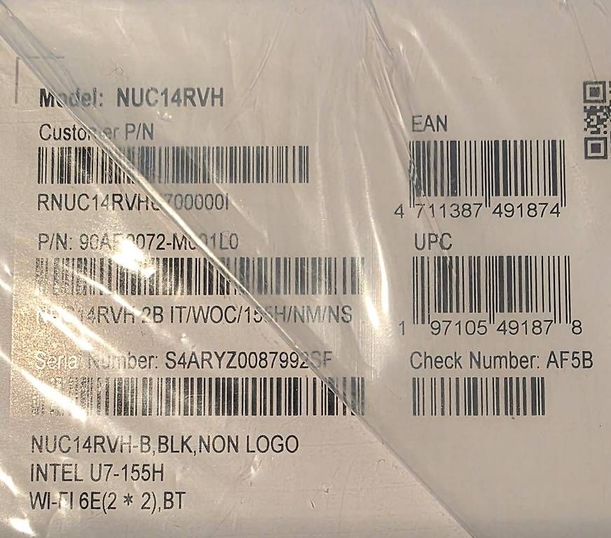 PCs: ASUS NUC14RVHU7 – D'occasion à Roggwil - BE par ddfrancesco