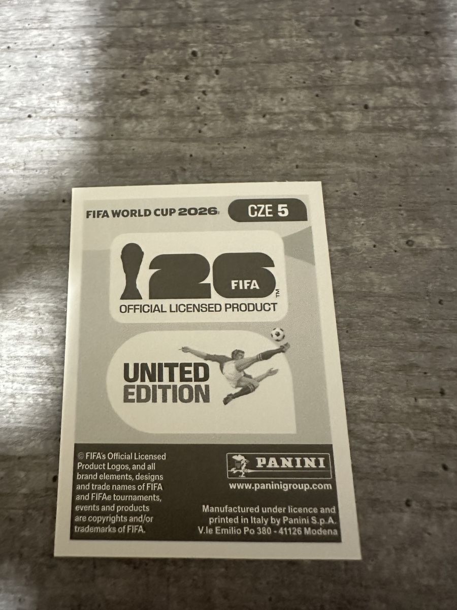 Panini Carte collezionabili: CZE 5 , FIFA WORLD CUP 2026 PANINI  – Nuovo (secondo la descrizione) da Frauenfeld venduto da 1PegPeg1 1