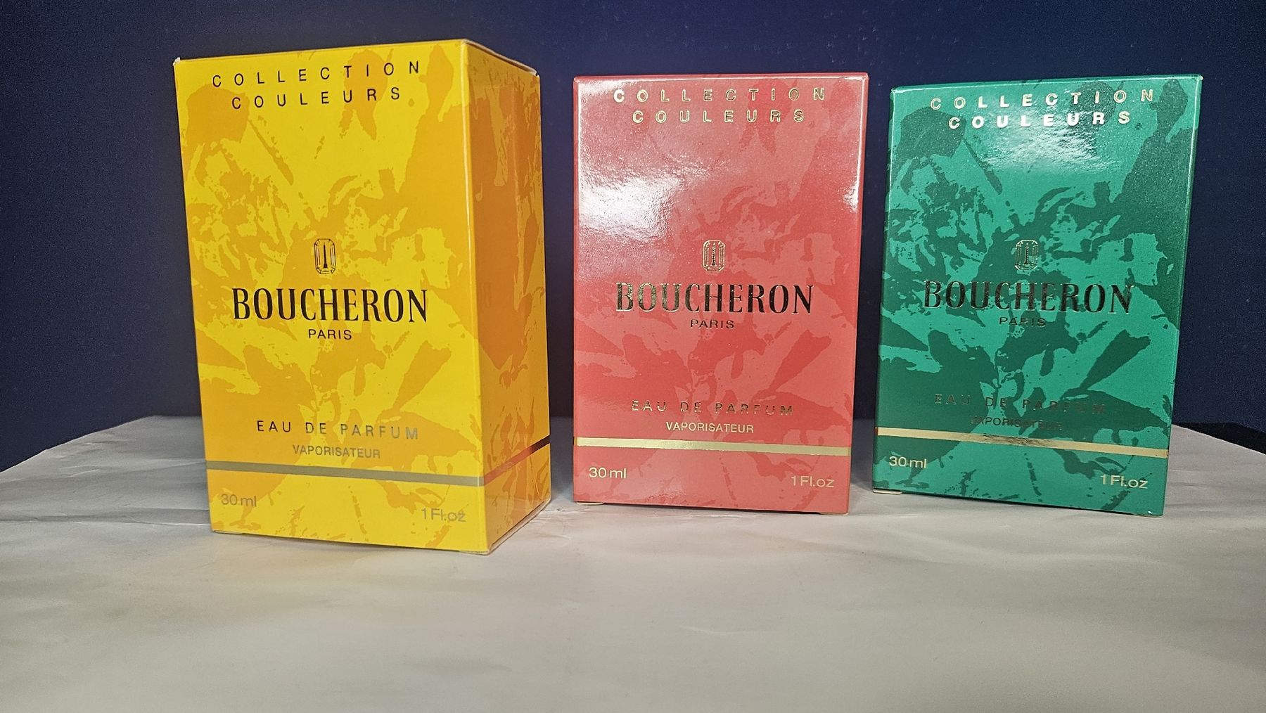 Boucheron Parfum & Eau de Toilette: Boucheron Collection Couleurs DUMMY Display Flakons mit Boxe – Neu (gemäss Beschreibung) aus Spreitenbach von cus_lr69