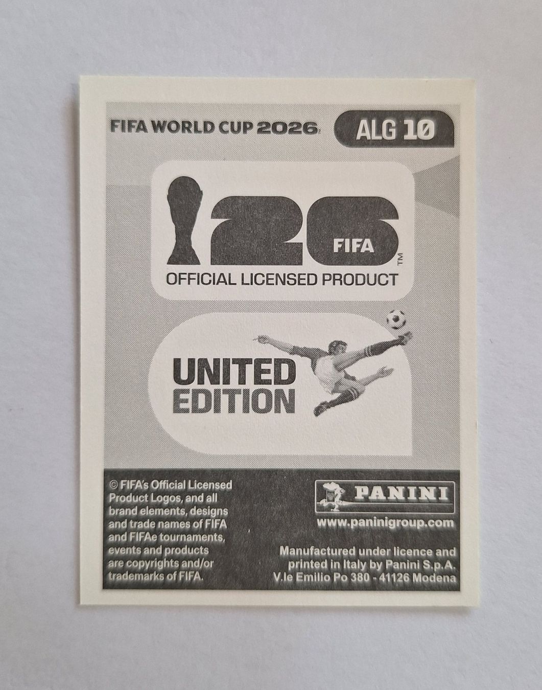 Panini Carte collezionabili: Panini Hicham Boudaoui ALG 10 – Nuovo (secondo la descrizione) da Romanens venduto da Crocette 1