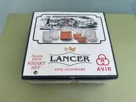 Lot de carafe et verres à whisky 