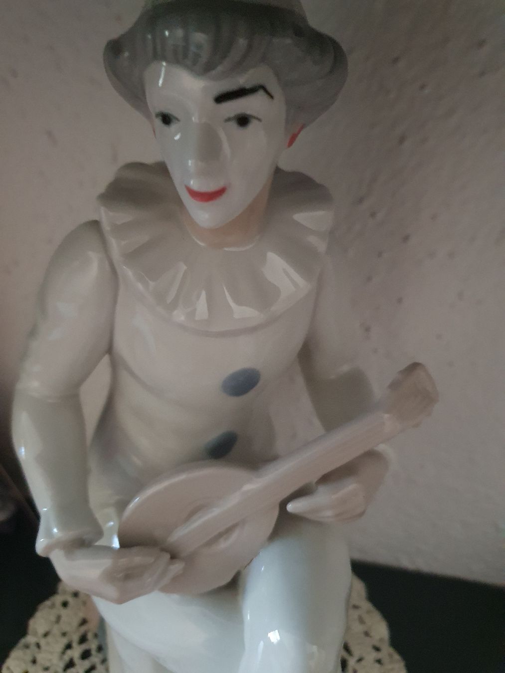 Figuren: Porzellan Harlekin  mit Violine – Gebraucht aus Klingnau von Fee1960 1