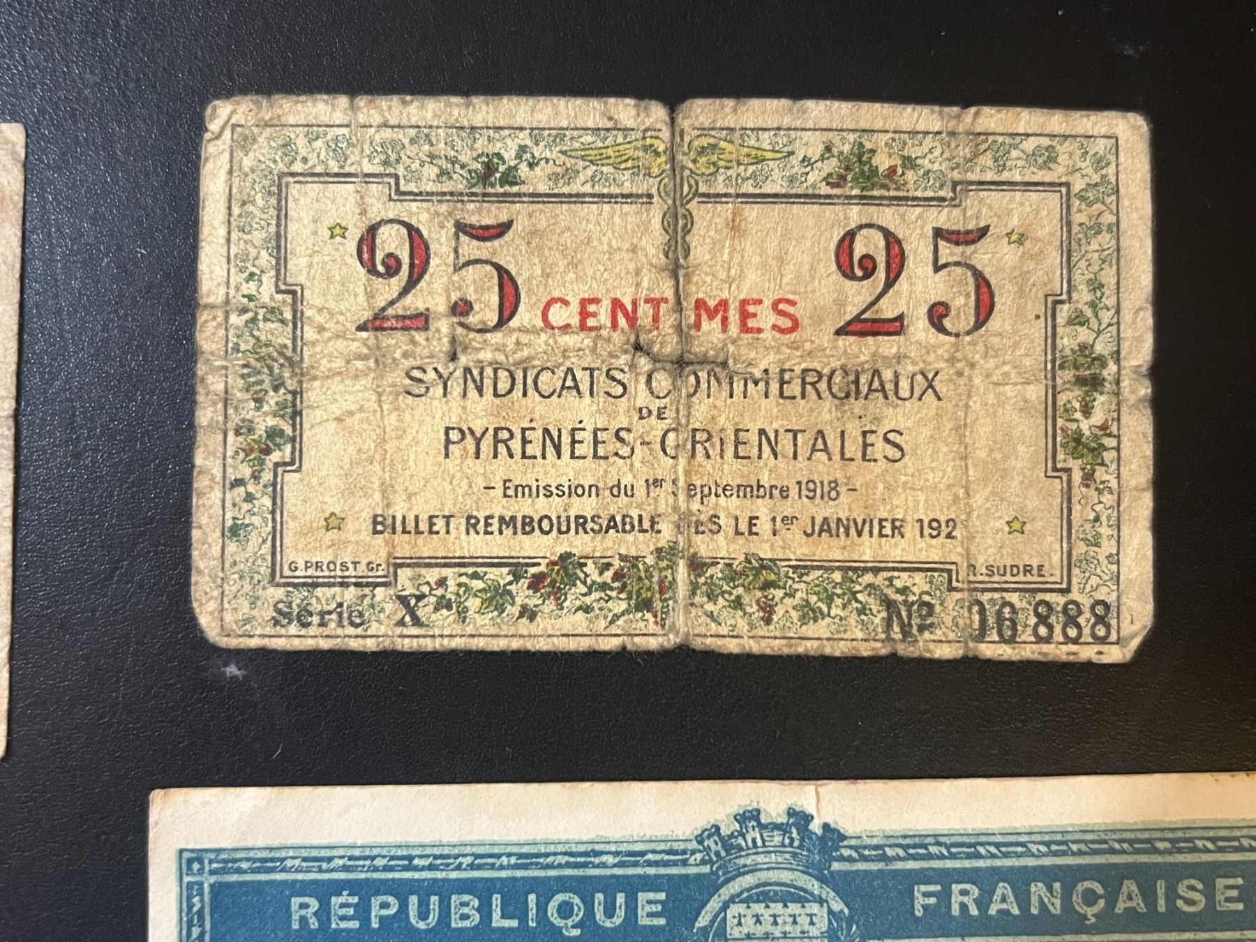 Banconote: () 4 bons émis 1918/1920 – Usato da Lausanne venduto da ffhoud 2