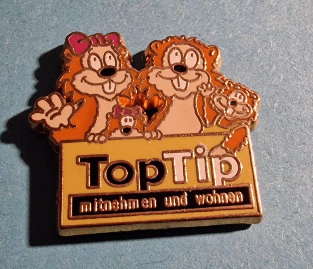Placchette & Badge: Pin Top Tip Mitnehmen und Wohnen – Usato da Härkingen venduto da specialshapes