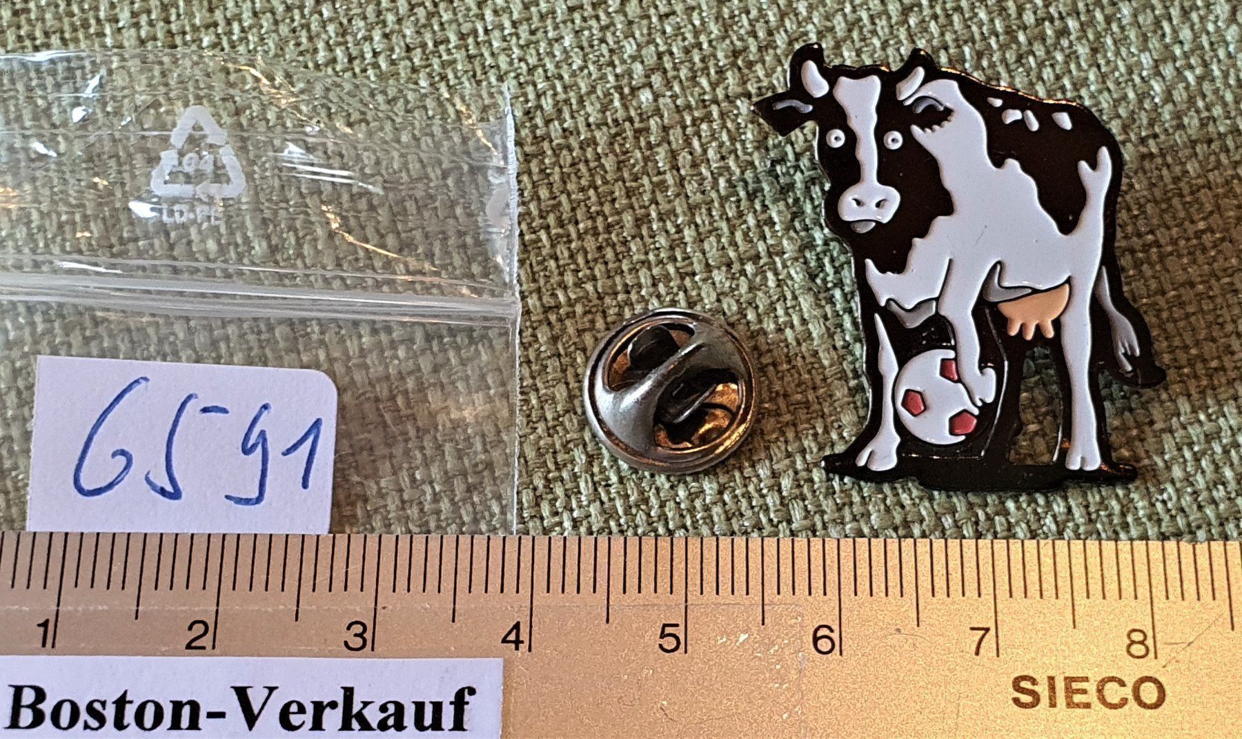Placchette & Badge: G591 - Pin "Schweizer Milch" Kuh Cow – Usato da Reinach BL venduto da Boston-Verkauf 1