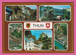 Thun Berner Oberland 5-Bild Karte