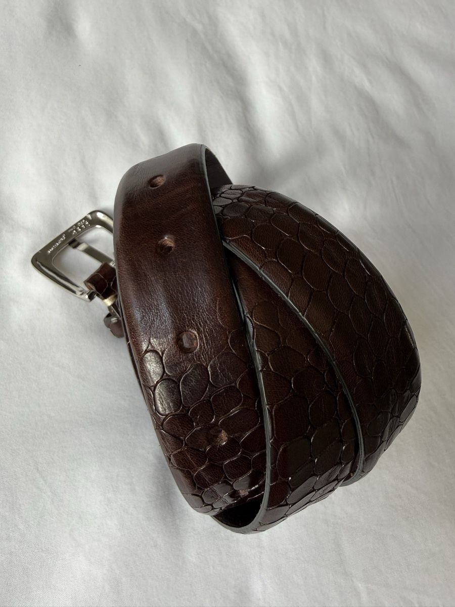 Cinture: Echtleder Gürtel von b.belt handmade Gr. 90 – Nuovo (secondo la descrizione) da St. Gallen venduto da Hubita 3