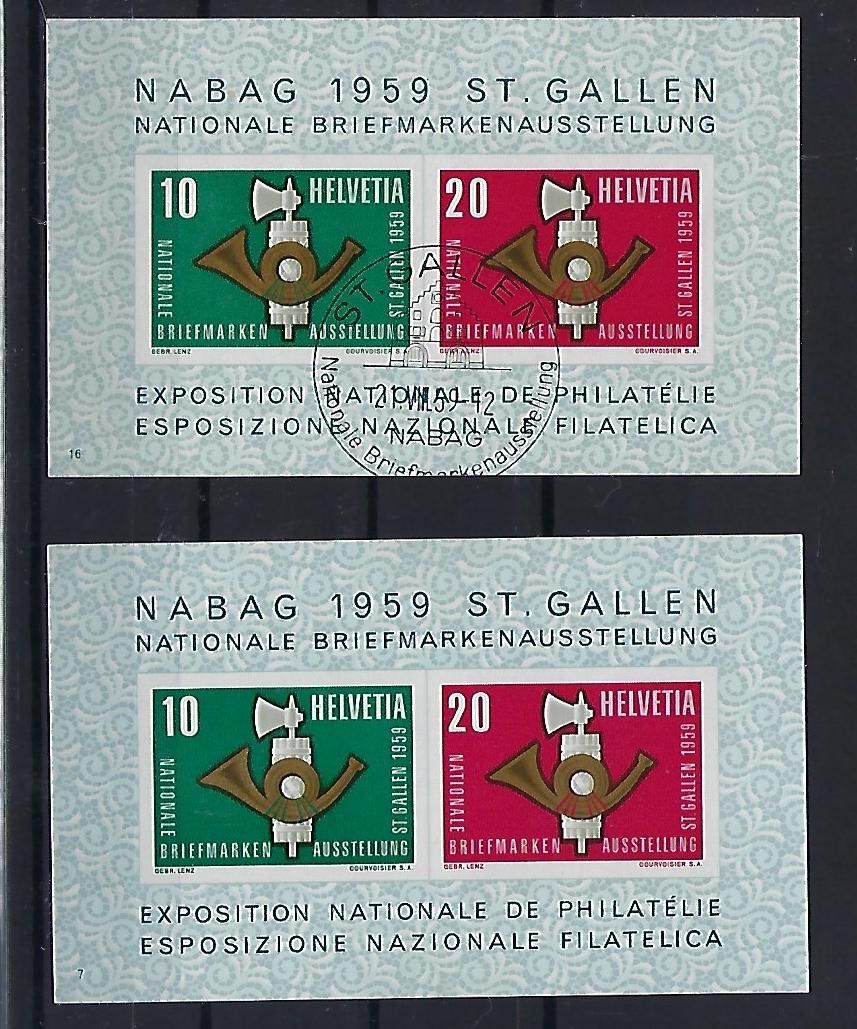 Tutti i francobolli: 1959 Nabag Block   14053 – Usato da Lunden venduto da Animus999