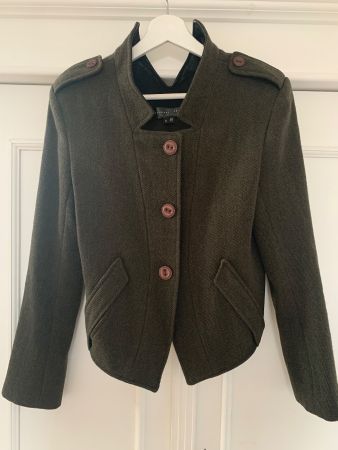 Vintage THEYKENS THEORY Blazer Wolle/Leder