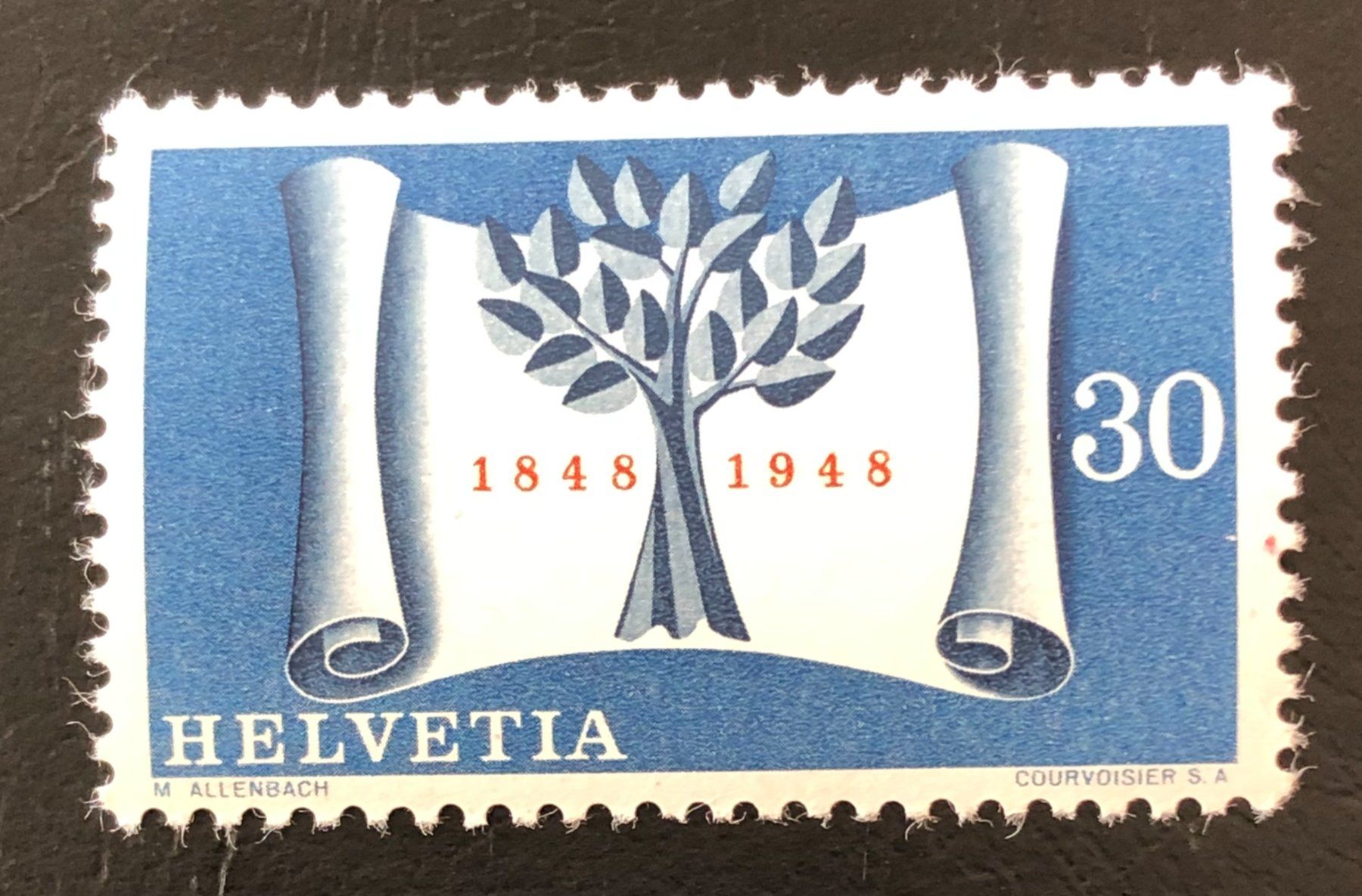 Tutti i francobolli: Zst.Nr.284 UNGESTEMPELT 1948    – Usato da Aarau venduto da Billa007