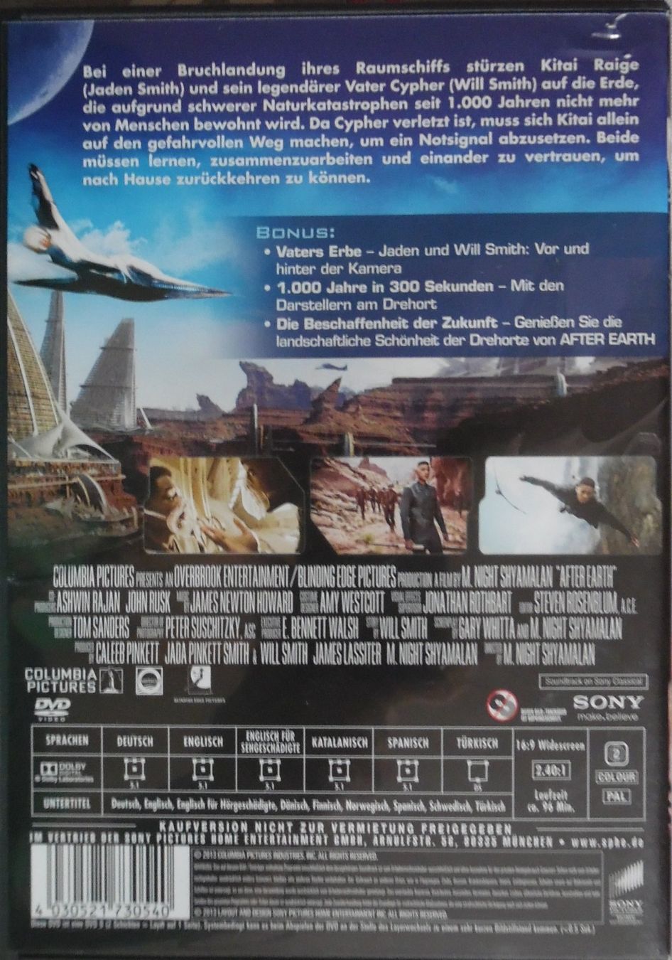 Tutti i DVDs: After Earth – Usato da Bellinzona venduto da Luna093 2