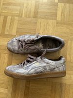 Puma Basket, taille 44, design camouflage automnal