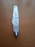 Taschenmesser mit Rosendekor alt guter Zustand