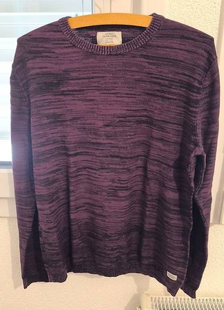 Jack & Jones Originals Pullover L - Bordeaux. Grösse: L