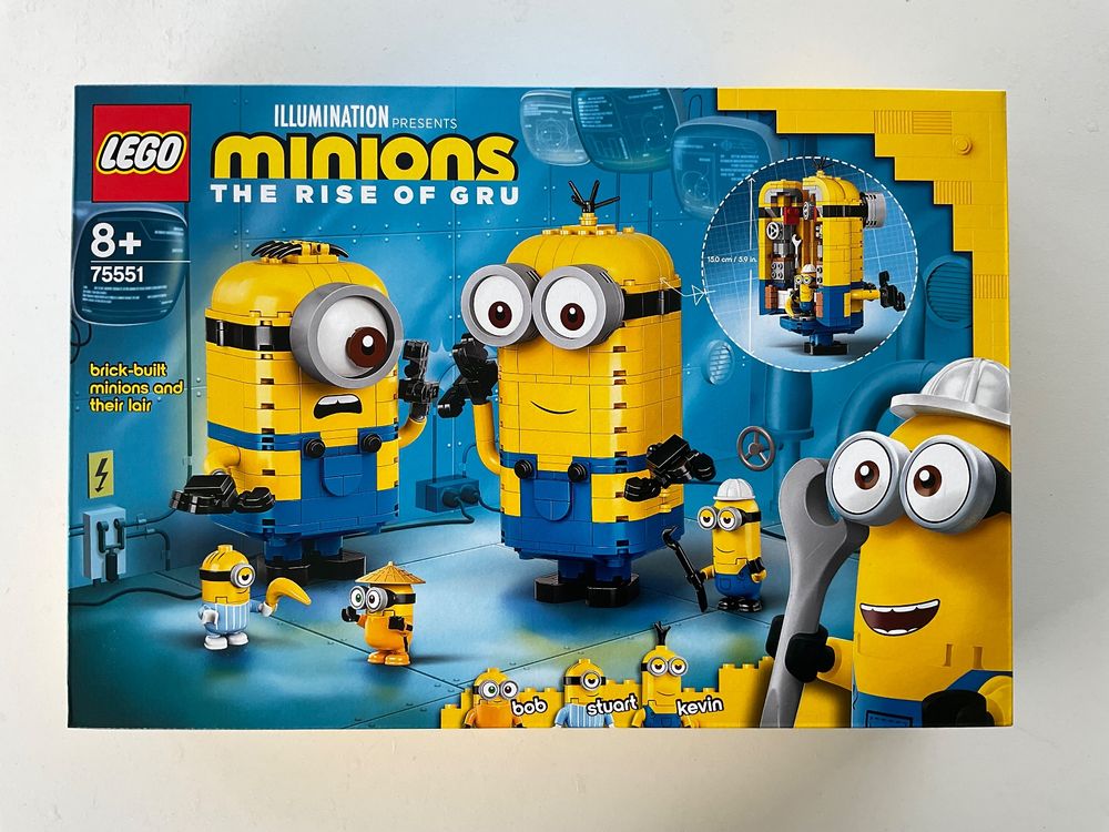 Lego 75551 Minions Brick-Built Minions and Their Lair NEU/OV | Kaufen ...