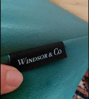 Windsor & Co Sofahocker – Samt Grün