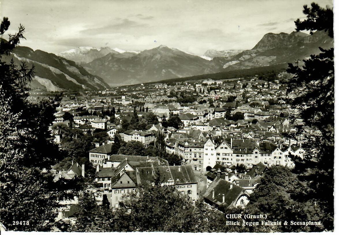 Ansichtskarten: Chur – Gebraucht aus Hochdorf von Ziegel-16
