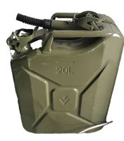 Kraftstoffkanister, 20 Liter, Metallkanister Diesel/Benzin