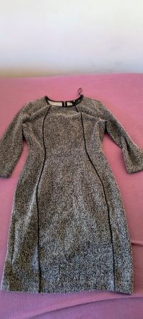 Kleid Damen H&M schwarz-weiss Grösse 36 guter Zustand