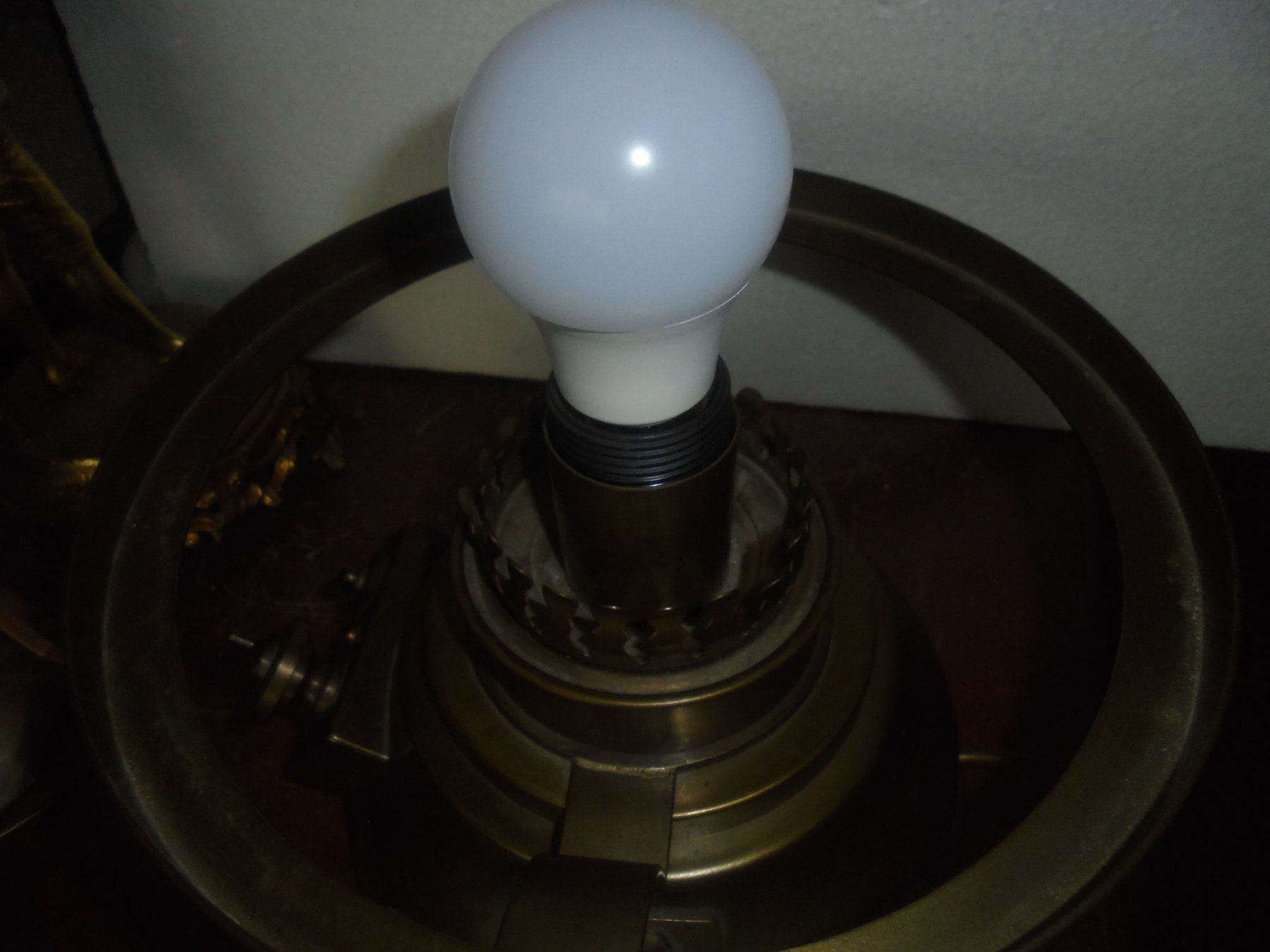 Lampade: Alte Tischlampe ca. 1950 – Usato da Camorino venduto da Hunpete 8