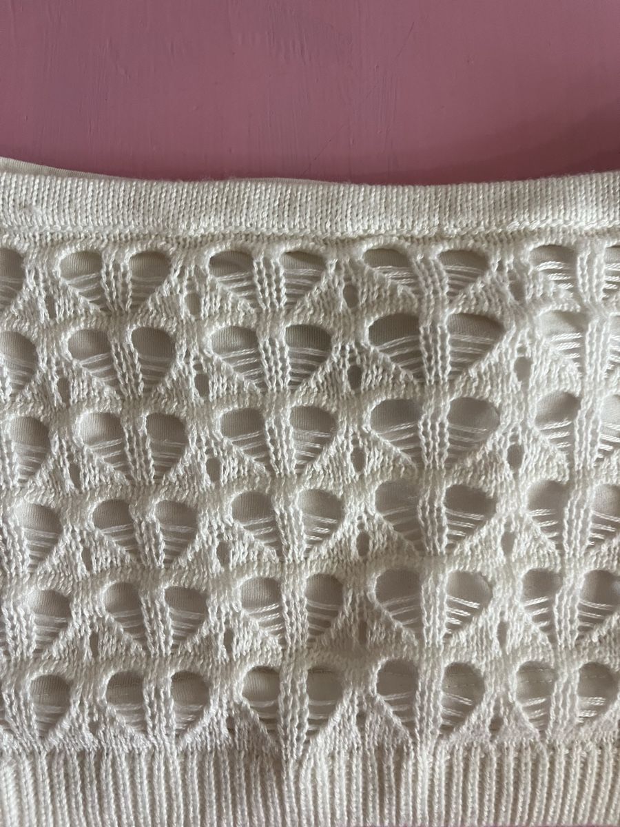 Top: Süsses crochet top – Nuovo (secondo la descrizione) da Fehraltorf venduto da y2kout7 1