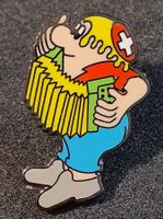 T769 - Pin Musik Gruppe Handorgel - Cartoons