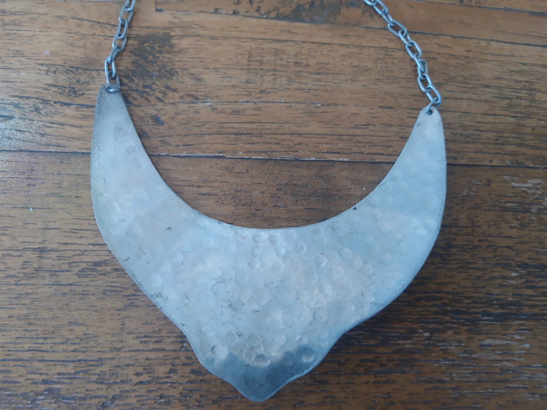 Catenine: Halskette Statement Kette Boho Ethno silbern Stein – Usato da Feuerthalen venduto da tanatha_st 2