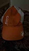Casquette King of the Road orange blanc