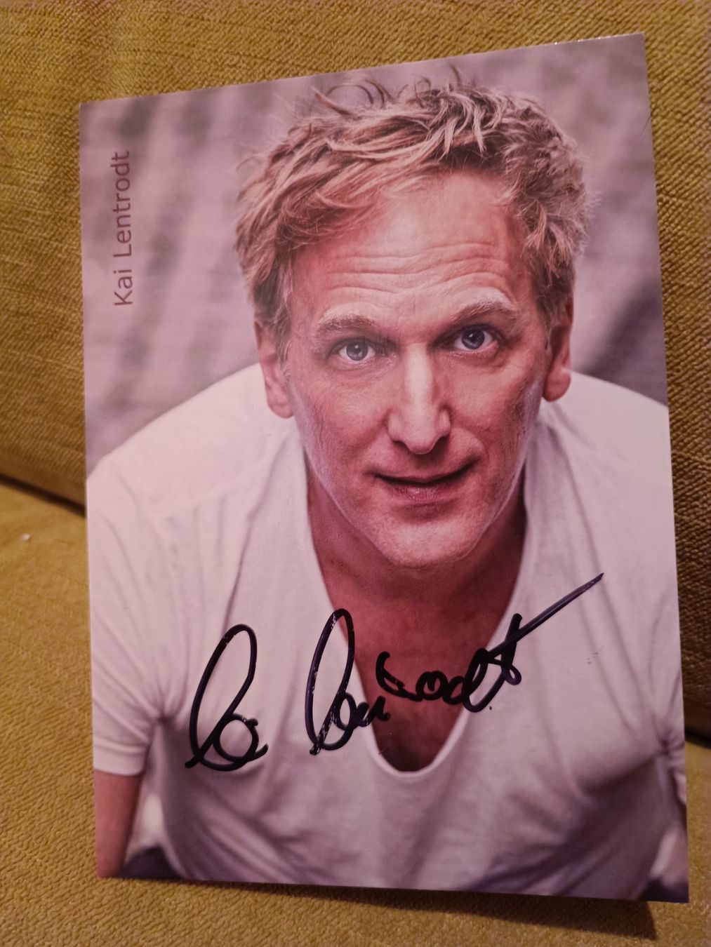 Autografi: Kai Lentrodt - handsigniert – Usato da Menziken venduto da Autogramme