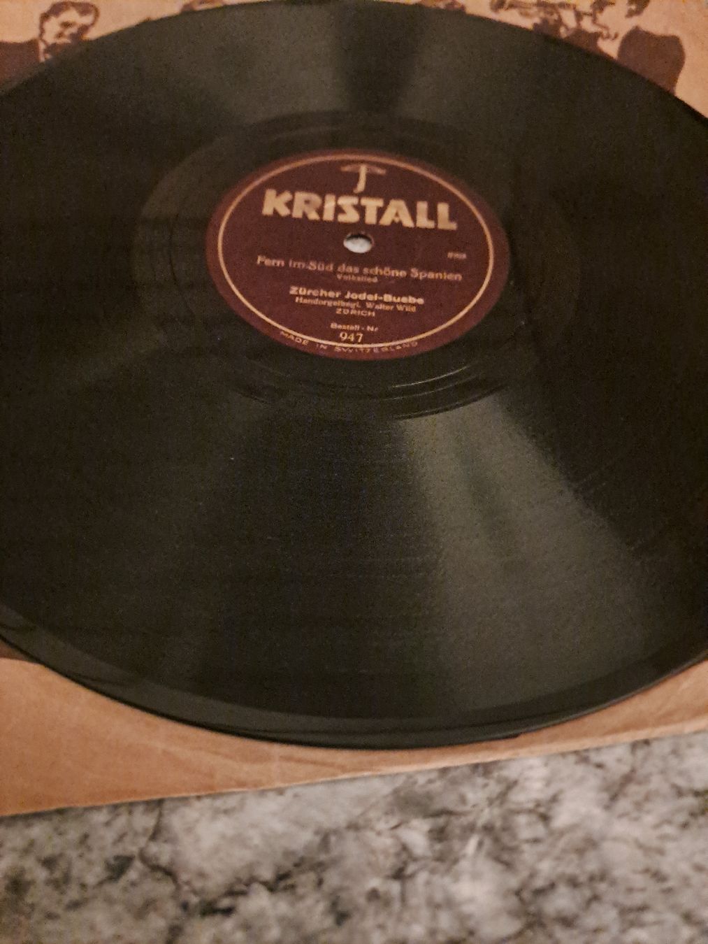 Dischi in vinile: Schellack 10" ZÜRCHER JODEL-BUEBE "Abschied" KRISTALL – Usato da Uetendorf venduto da Essiggurken 1