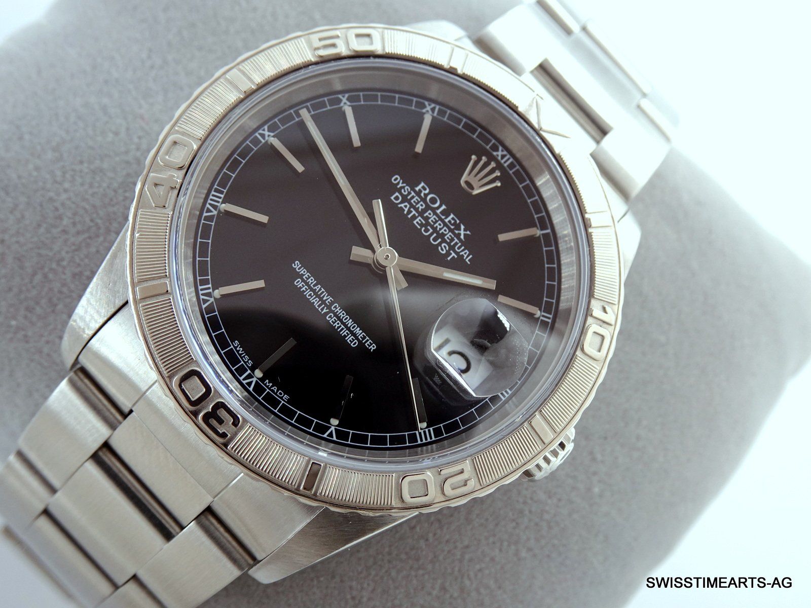 Rolex Orologi: ROLEX TURN-O-GRAPH 16264 CHRONOMETER 2005 AUTOMATIK 36MM – Usato da Zürich venduto da SWISSTIMEARTS-AG 2