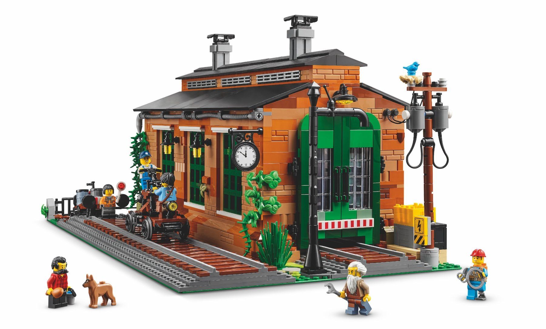 Lego Kit di costruzioni: Lego Bricklink Designer Serie 1/ Old Train Engine Shed – Nuovo e nell'imballaggio originale da Burgdorf venduto da Pistar 2