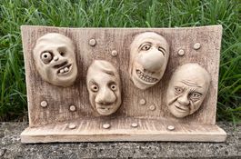 MASKEN ( Fasnacht) von HANS ETTER / Oberflachs     (ID HE9)