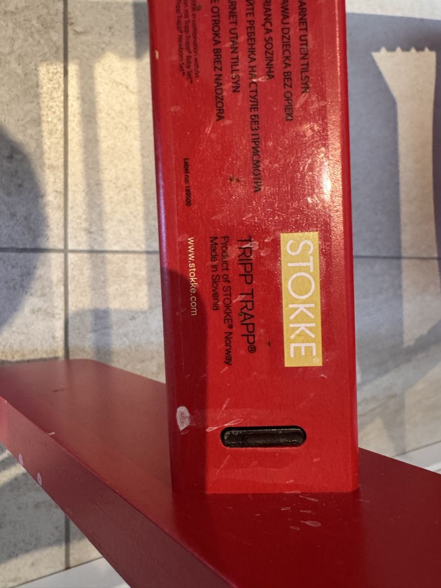 Stokke Seggioloni: Tripp Trapp von Stokke, rot – Usato da Birmenstorf AG venduto da muszhao 1