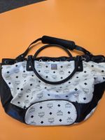 MCM Handtasche schwarz weiss, gebraucht