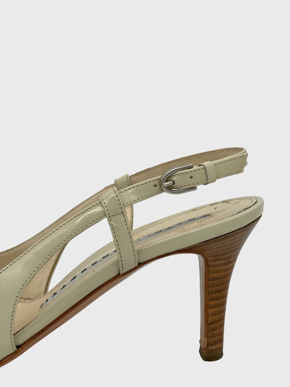 Fratelli Rossetti Scarpe da donna: Fratelli Rossetti Patent Leather Slingback EU 37 Beige – Usato da Zürich venduto da shoe_shop 4