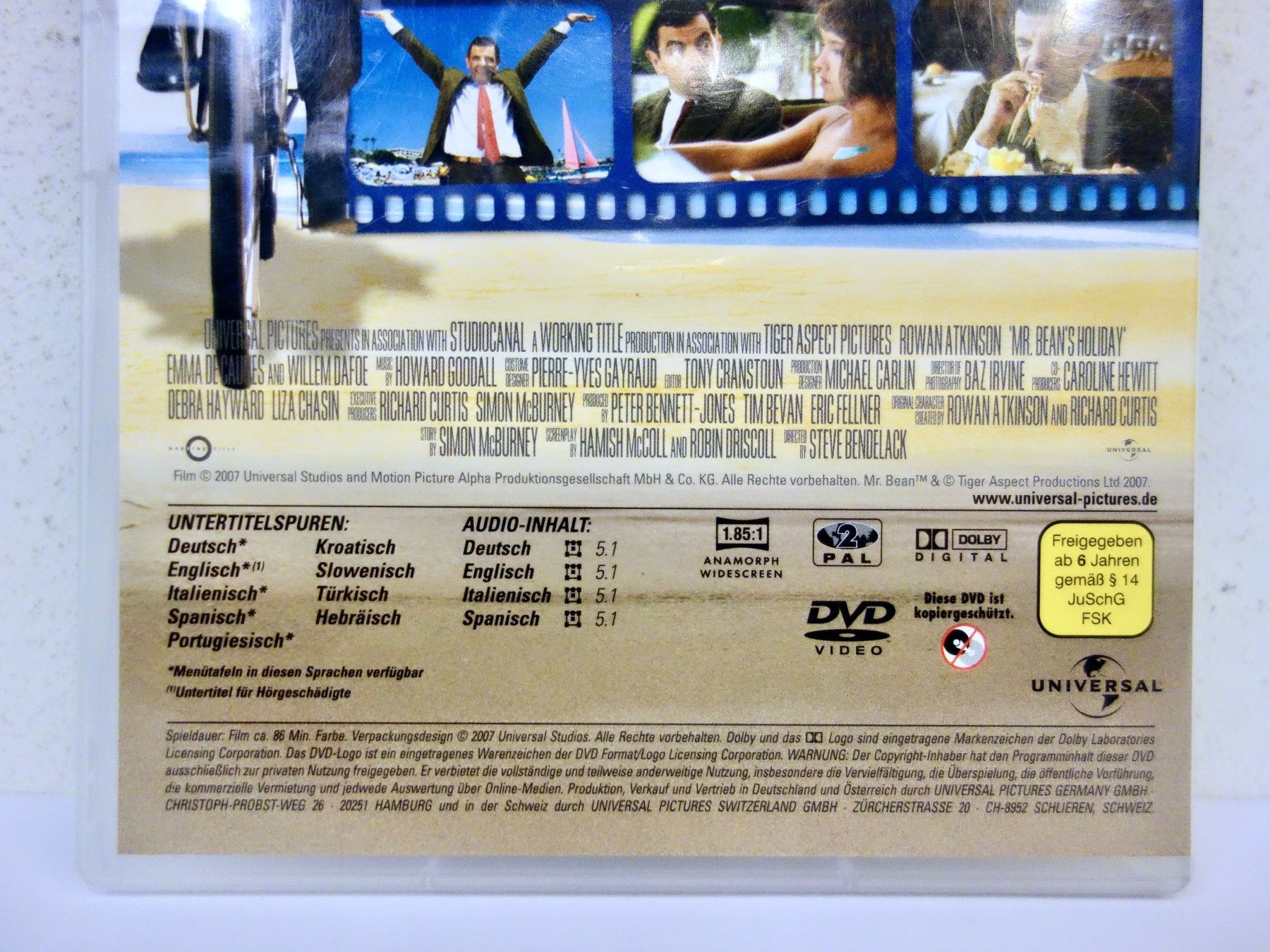 Tutti i DVDs: DVD MR. BEAN MACHT FERIEN - ROWAN ATKINSON – Usato da Kerzers venduto da wisaundso 3
