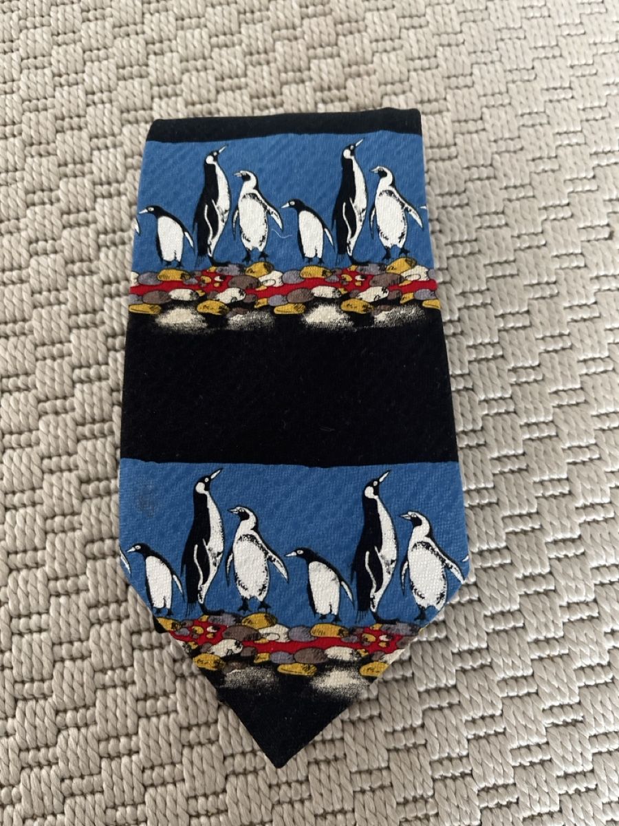 Cravatte: Pinguin-Krawatte, Spezielles Design – Usato da Solothurn venduto da Bobesch08 2