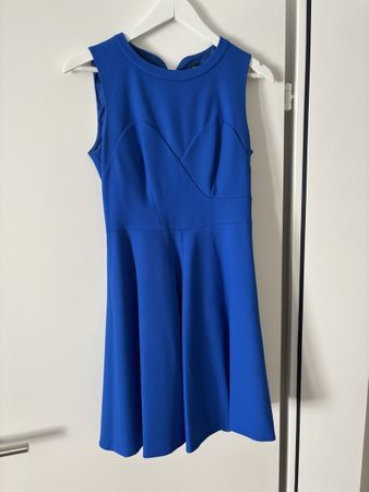 Kleid Karen Millen blau ärmellos Grösse 38
