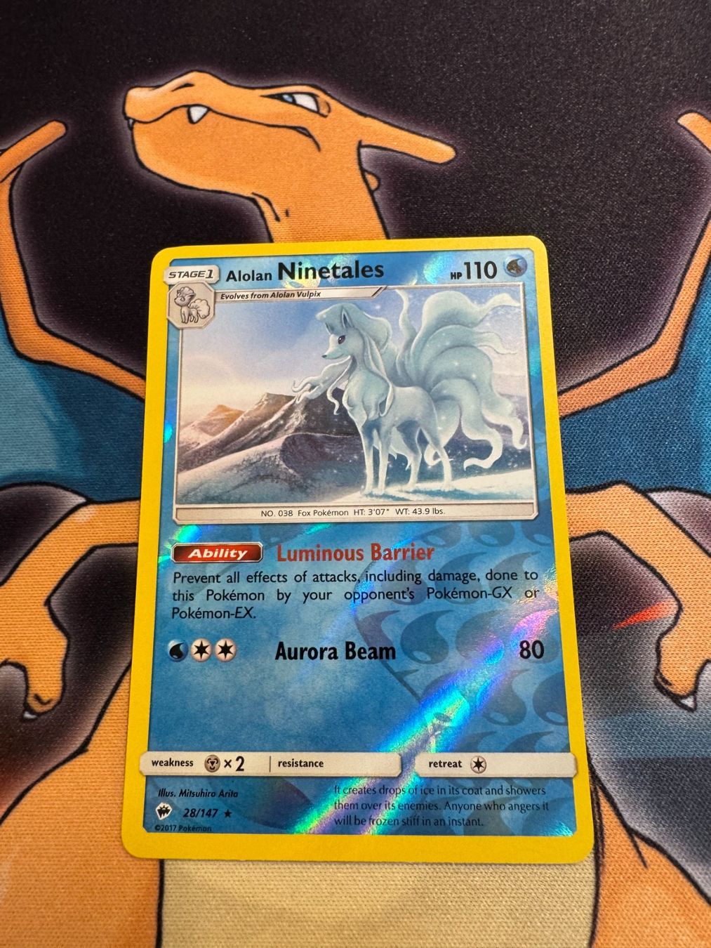 Pokémon Sammelbilder & Trading cards: Alolan Ninetales (BUS 28) - Reverse Holo - Burning Shadows – Neu (gemäss Beschreibung) aus Bülach von Pfrenzel