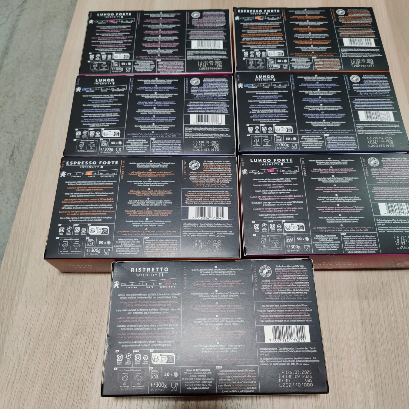 Café Royal Kaffeemaschinen & Espressomaschinen: 7 x 50 Nespresso Professionnal (Café Royal) – Neu und originalverpackt aus Zürich von kiwi2024 1