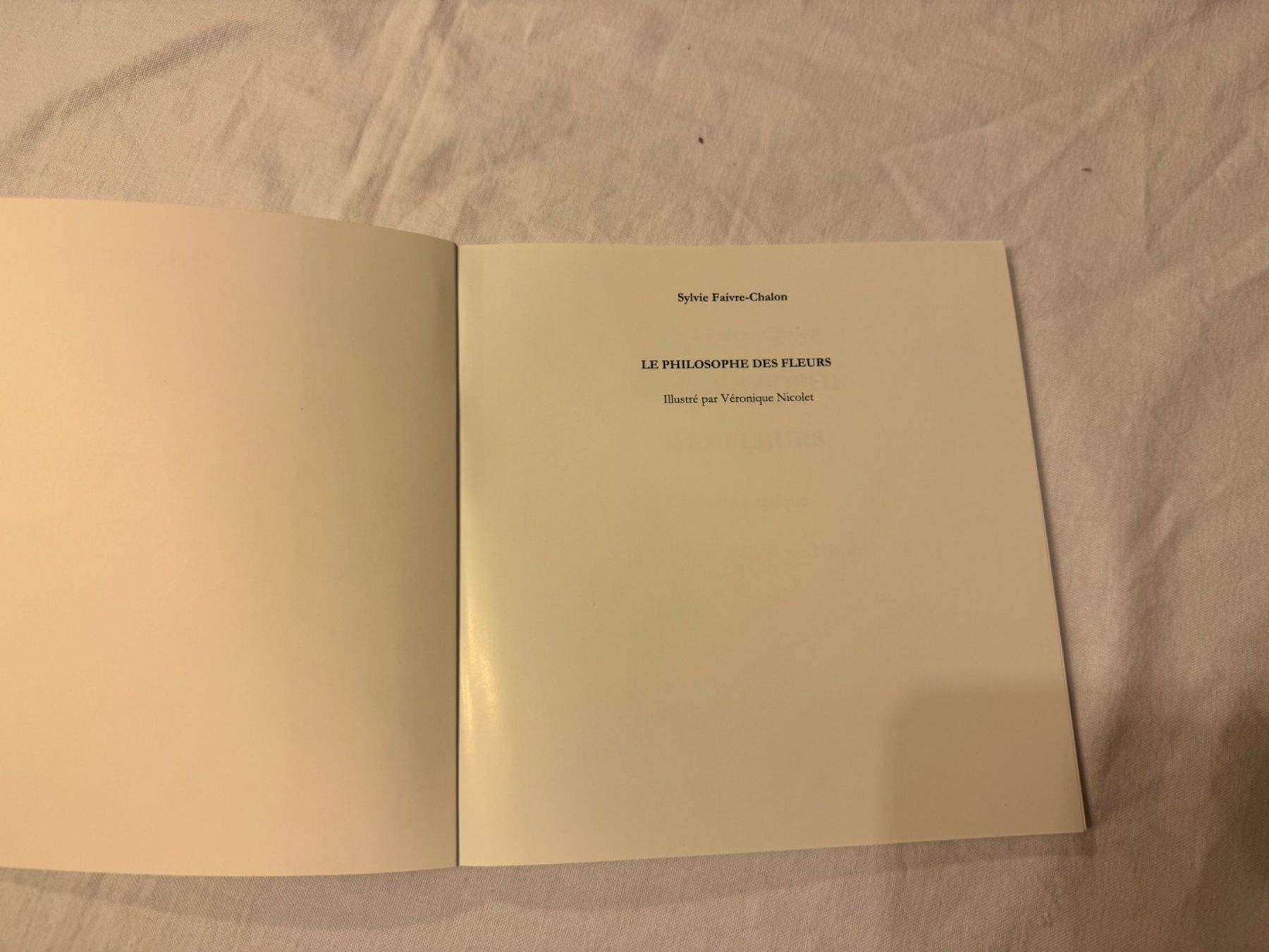 Libri: Livre "Le Philosophe des fleurs" illustré – Usato da La Chaux-de-Fonds venduto da Marteaux 1