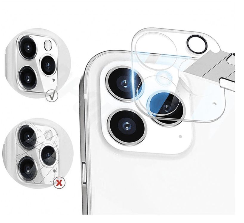 Unbranded IPhone Zubehör Kamera Objektiv Ersatz Kit Für IPhone 14 Pro Max – 2er-Pack Inkl. Rückfahrkamera Glas IPhone 12 Pro Max Back Glass