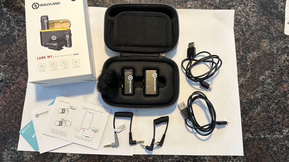 Lot De 2 Microphones En Fourrure - Compatibles Hollyland Lark M1, C1 & MOMA M1