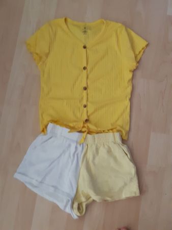 ZARA SHORT+ONE STEP UP BLUSE, MÄDCHEN Gr.14 JAHREN