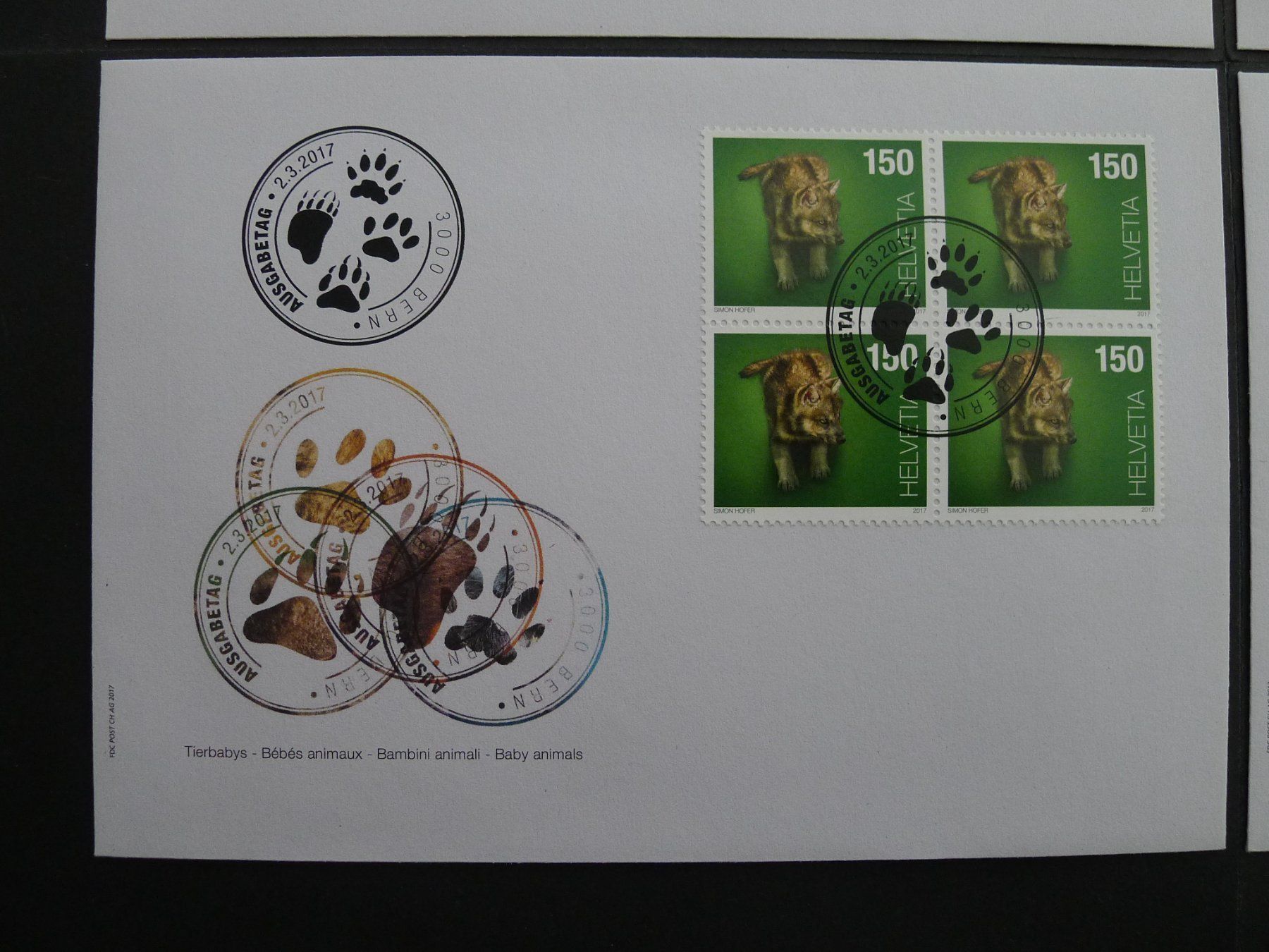 Tutti i francobolli: 2017 Nr.1624-1627 im 4er Block auf FDC – Usato da Dagmersellen venduto da wyss1982 3