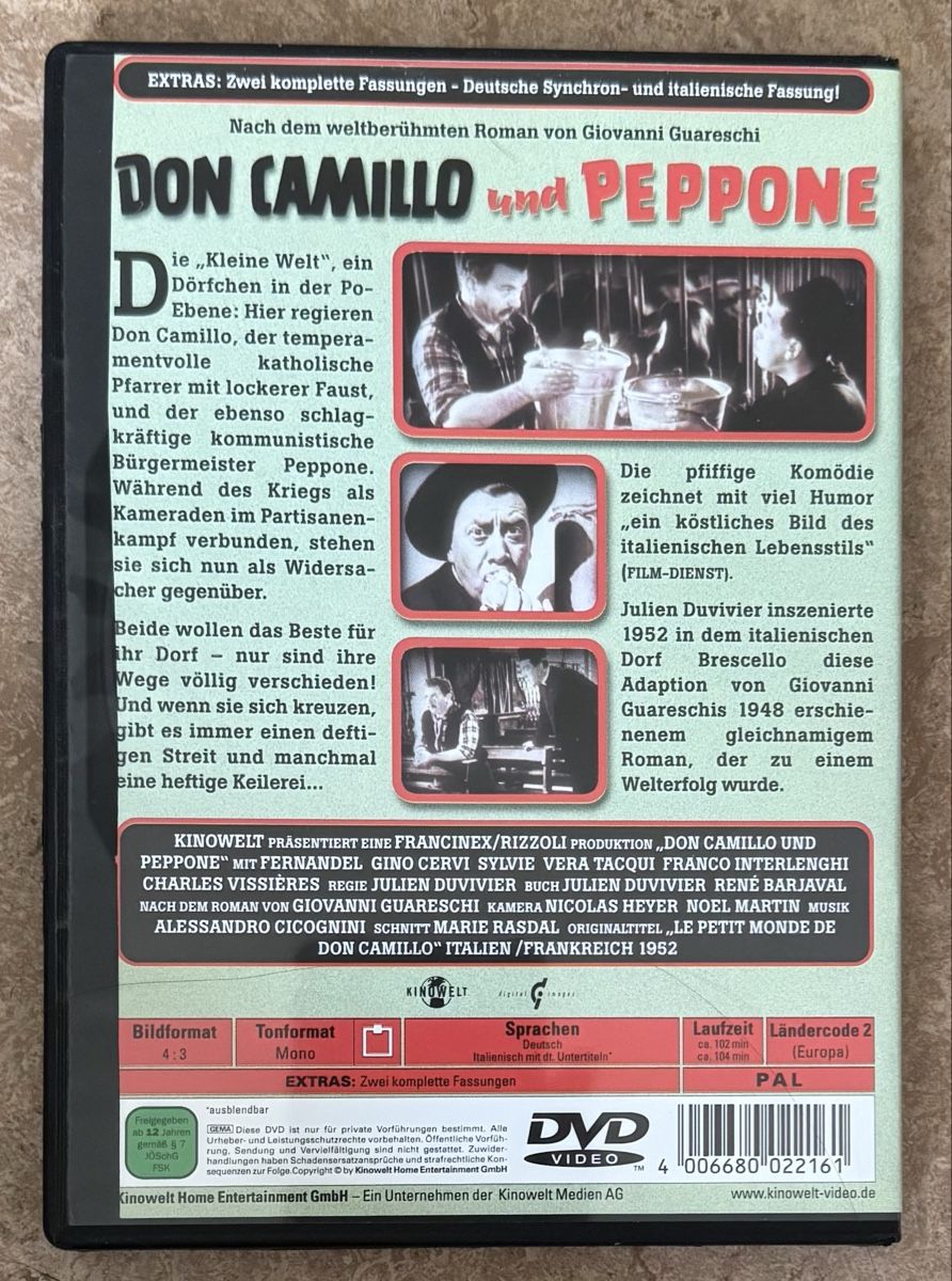 Tutti i DVDs: DON CAMILLO UND PEPPONE  – Nuovo (secondo la descrizione) da Dietikon venduto da AndreaSch01 1