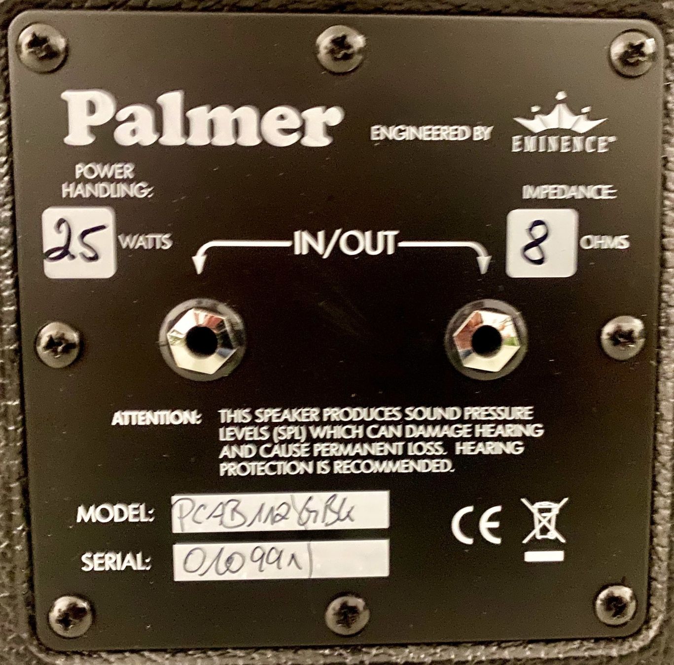 Palmer Casse acustiche: PALMER Gitarren Lautsprecher – Usato da Dietikon venduto da Ilsru 3